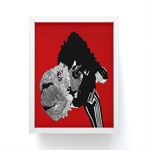 Casey Rogers Alpaca Framed Mini Art Print