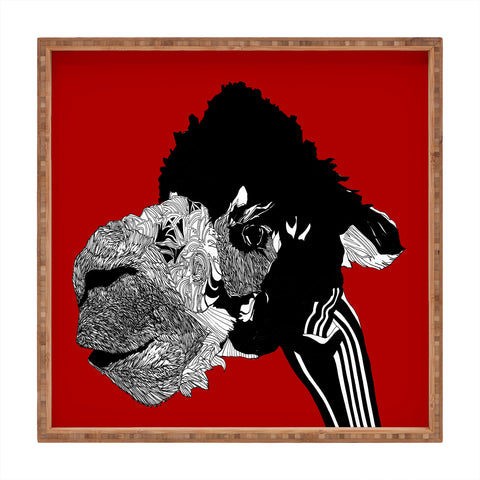 Casey Rogers Alpaca Square Tray