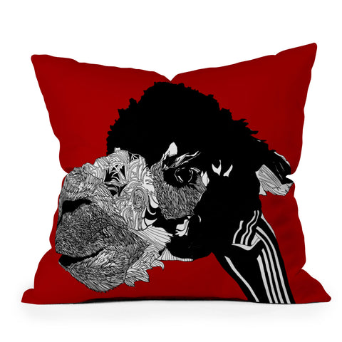 Casey Rogers Alpaca Throw Pillow