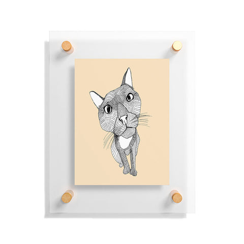 Casey Rogers Big Head Floating Acrylic Print