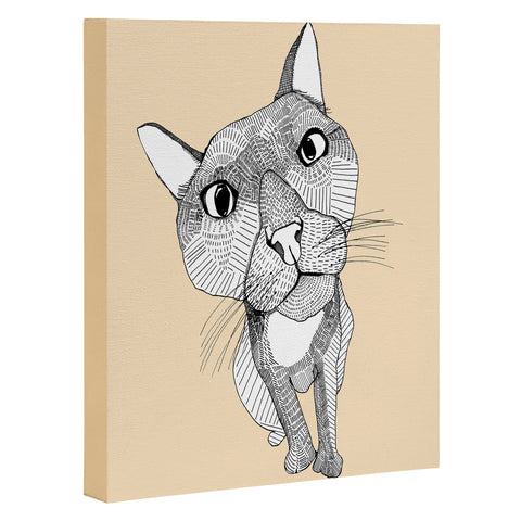 Casey Rogers Big Head Art Canvas