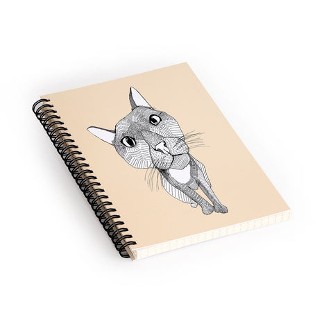 Casey Rogers Big Head Spiral Notebook
