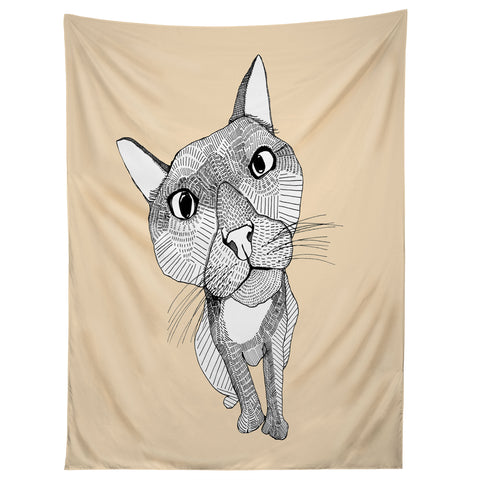 Casey Rogers Big Head Tapestry