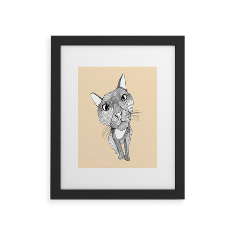 Casey Rogers Big Head Framed Art Print