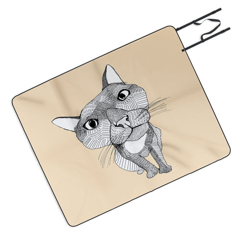 Casey Rogers Big Head Picnic Blanket