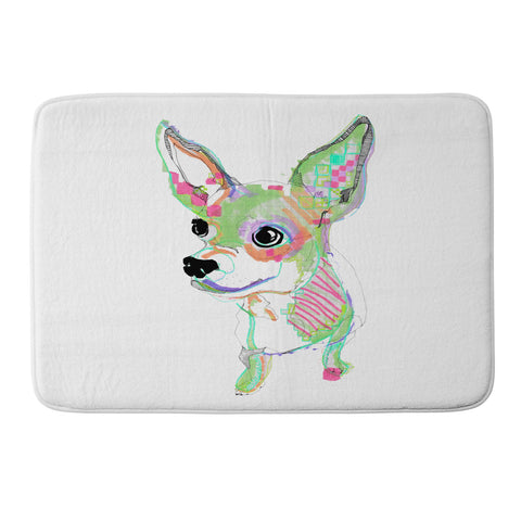 Casey Rogers Chihuahua Multi Memory Foam Bath Mat