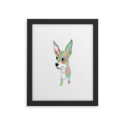 Casey Rogers Chihuahua Multi Framed Art Print