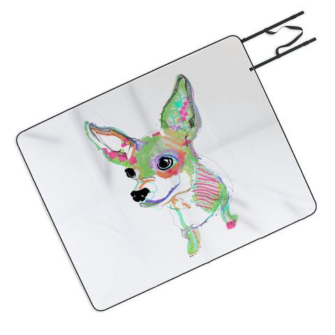 Casey Rogers Chihuahua Multi Picnic Blanket