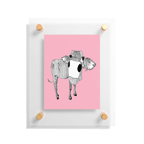 Casey Rogers Cowface Floating Acrylic Print