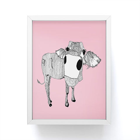 Casey Rogers Cowface Framed Mini Art Print