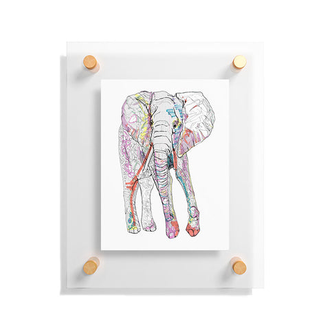 Casey Rogers Elephant 1 Floating Acrylic Print