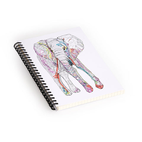 Casey Rogers Elephant 1 Spiral Notebook