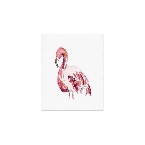 Casey Rogers Flamingo 1 Art Print