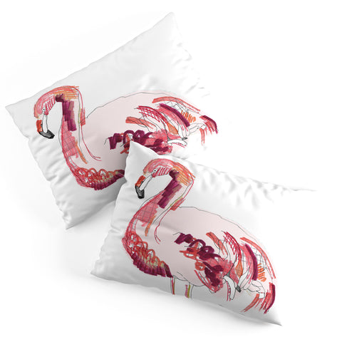 Casey Rogers Flamingo 1 Pillow Shams