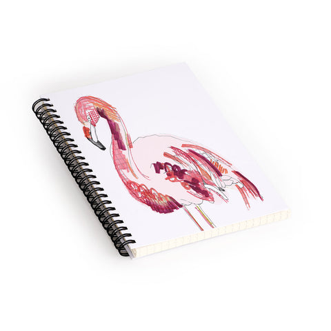 Casey Rogers Flamingo 1 Spiral Notebook