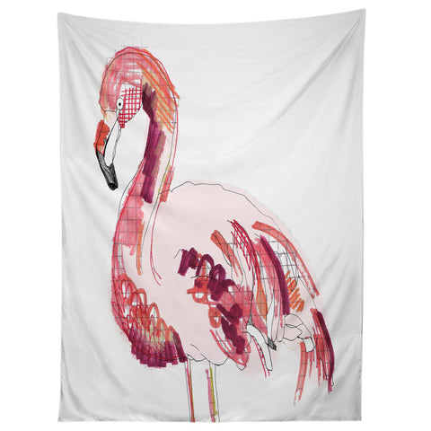 Casey Rogers Flamingo 1 Tapestry