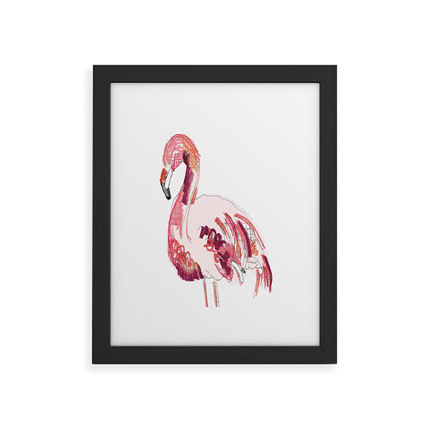 Casey Rogers Flamingo 1 Framed Art Print