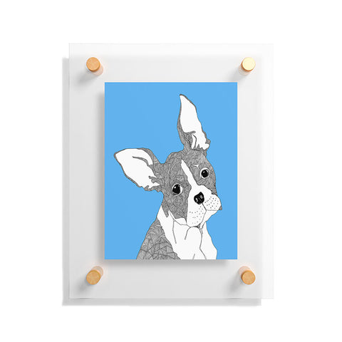 Casey Rogers Frenchy Floating Acrylic Print