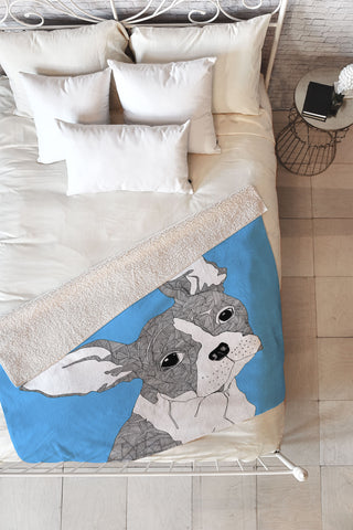 Casey Rogers Frenchy Fleece Throw Blanket