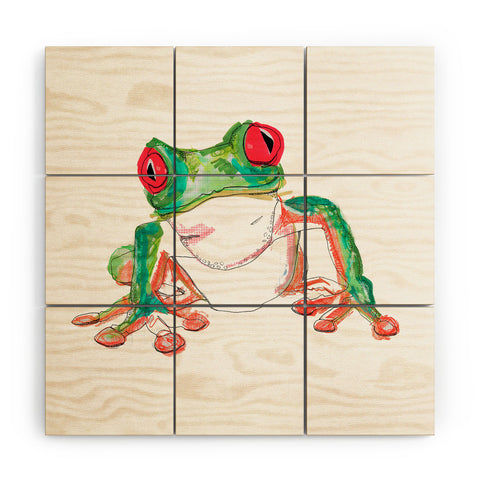 Casey Rogers Froglet Wood Wall Mural