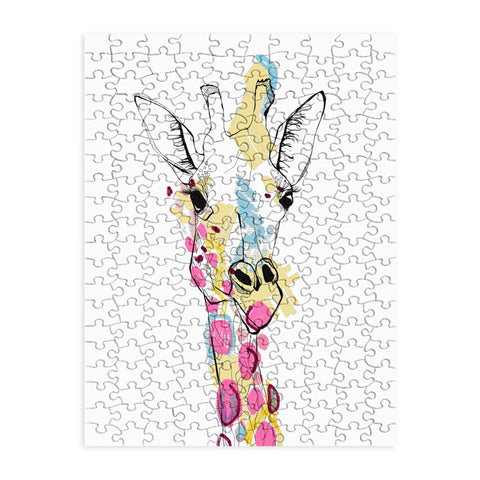 Casey Rogers Giraffe Color Puzzle