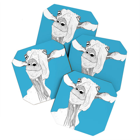 Casey Rogers Goat Coaster Set