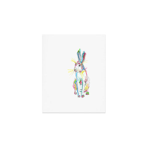 Casey Rogers Hare Multi Art Print