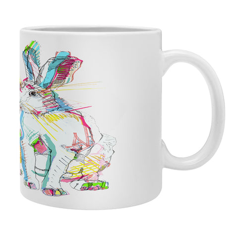 Casey Rogers Hare Multi Coffee Mug