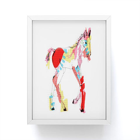 Casey Rogers Horse Color Framed Mini Art Print