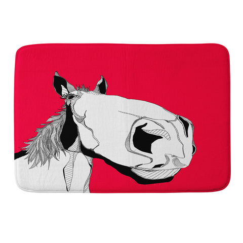 Casey Rogers Horseface Memory Foam Bath Mat