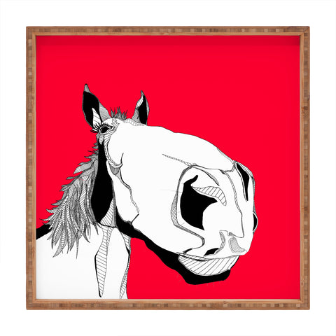 Casey Rogers Horseface Square Tray