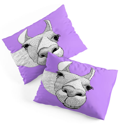 Casey Rogers Llama Pillow Shams