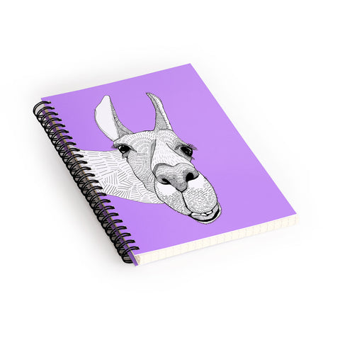 Casey Rogers Llama Spiral Notebook