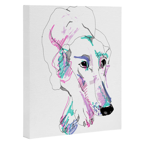 Casey Rogers Lurcher Art Canvas
