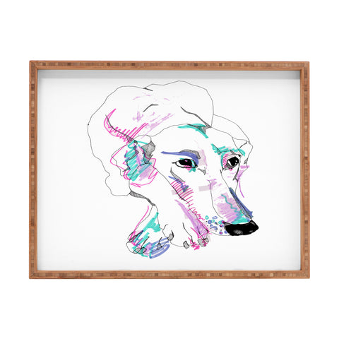 Casey Rogers Lurcher Rectangular Tray