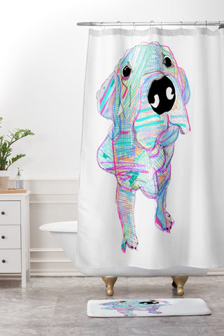 Casey Rogers MultiLab Shower Curtain And Mat