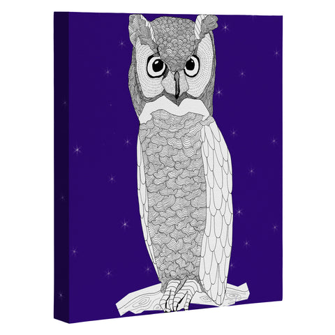 Casey Rogers Owl Art Canvas