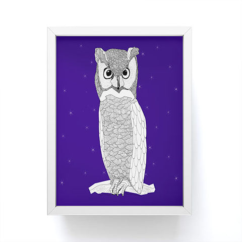 Casey Rogers Owl Framed Mini Art Print