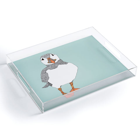Casey Rogers Puffin 2 Acrylic Tray
