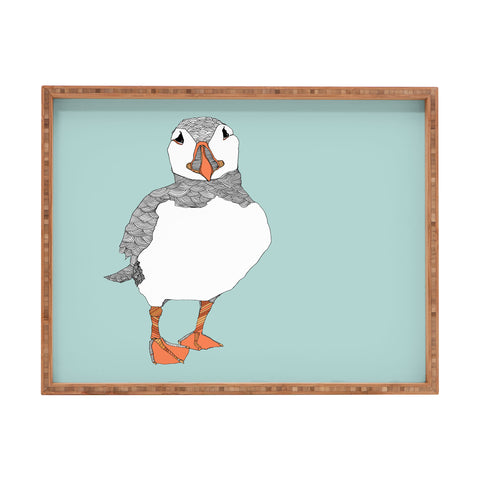 Casey Rogers Puffin 2 Rectangular Tray