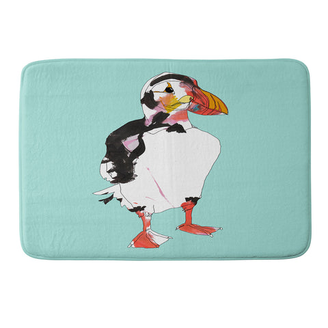 Casey Rogers Puffin Memory Foam Bath Mat