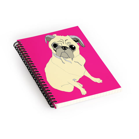 Casey Rogers Pugbug Spiral Notebook