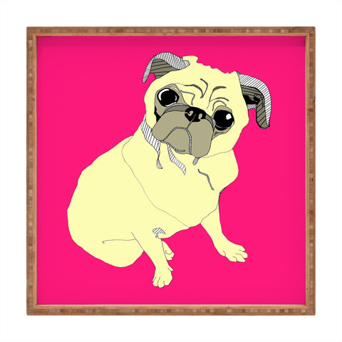 Casey Rogers Pugbug Square Tray