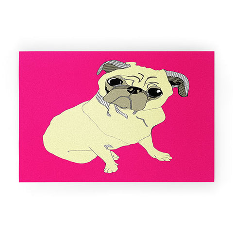 Casey Rogers Pugbug Welcome Mat