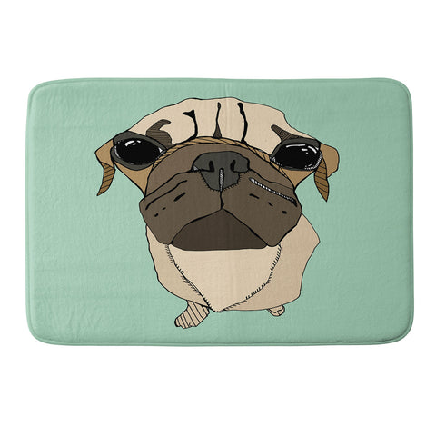 Casey Rogers Puglet Memory Foam Bath Mat