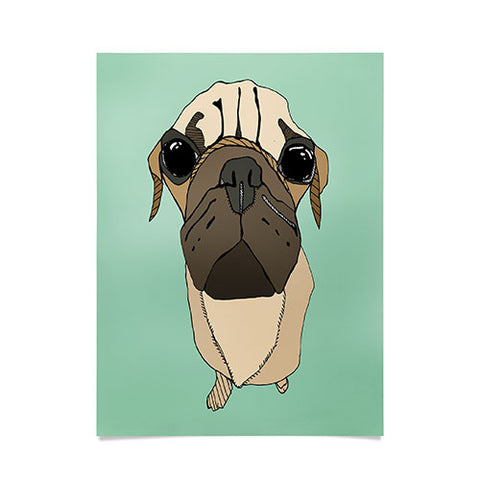 Casey Rogers Puglet Poster