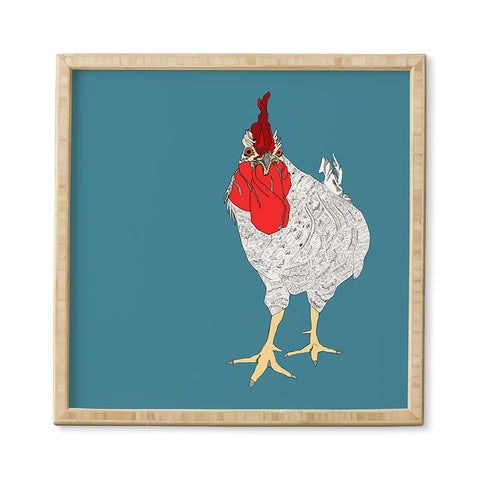 Casey Rogers Rooster Framed Wall Art