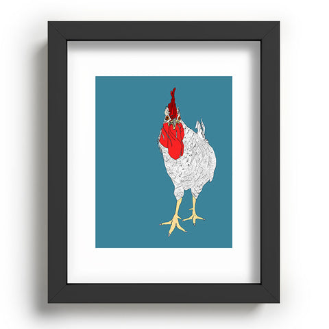 Casey Rogers Rooster Recessed Framing Rectangle