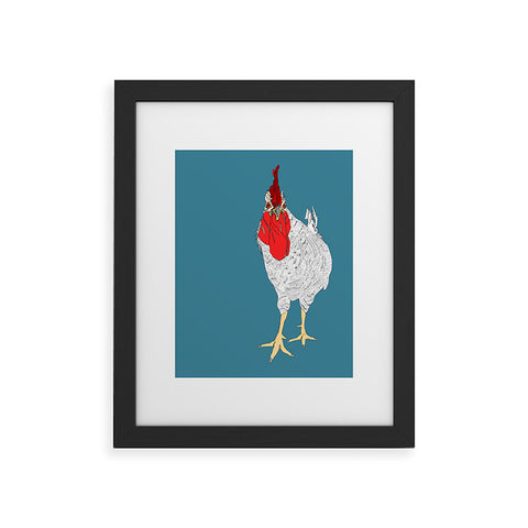 Casey Rogers Rooster Framed Art Print