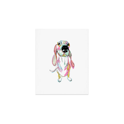 Casey Rogers Sausage Dog Art Print